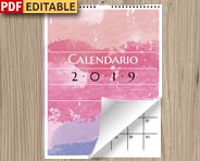 Calendario 2019 en PDF para descargar